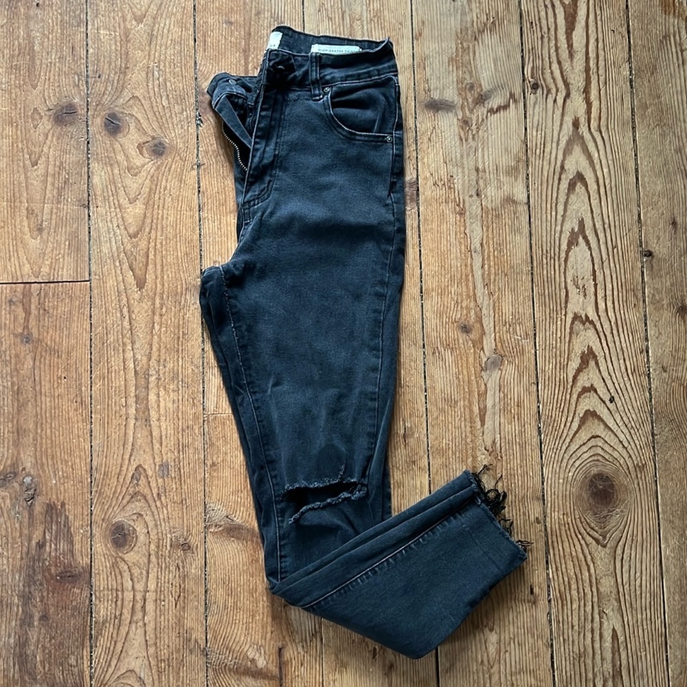 91 cotton on black jeans